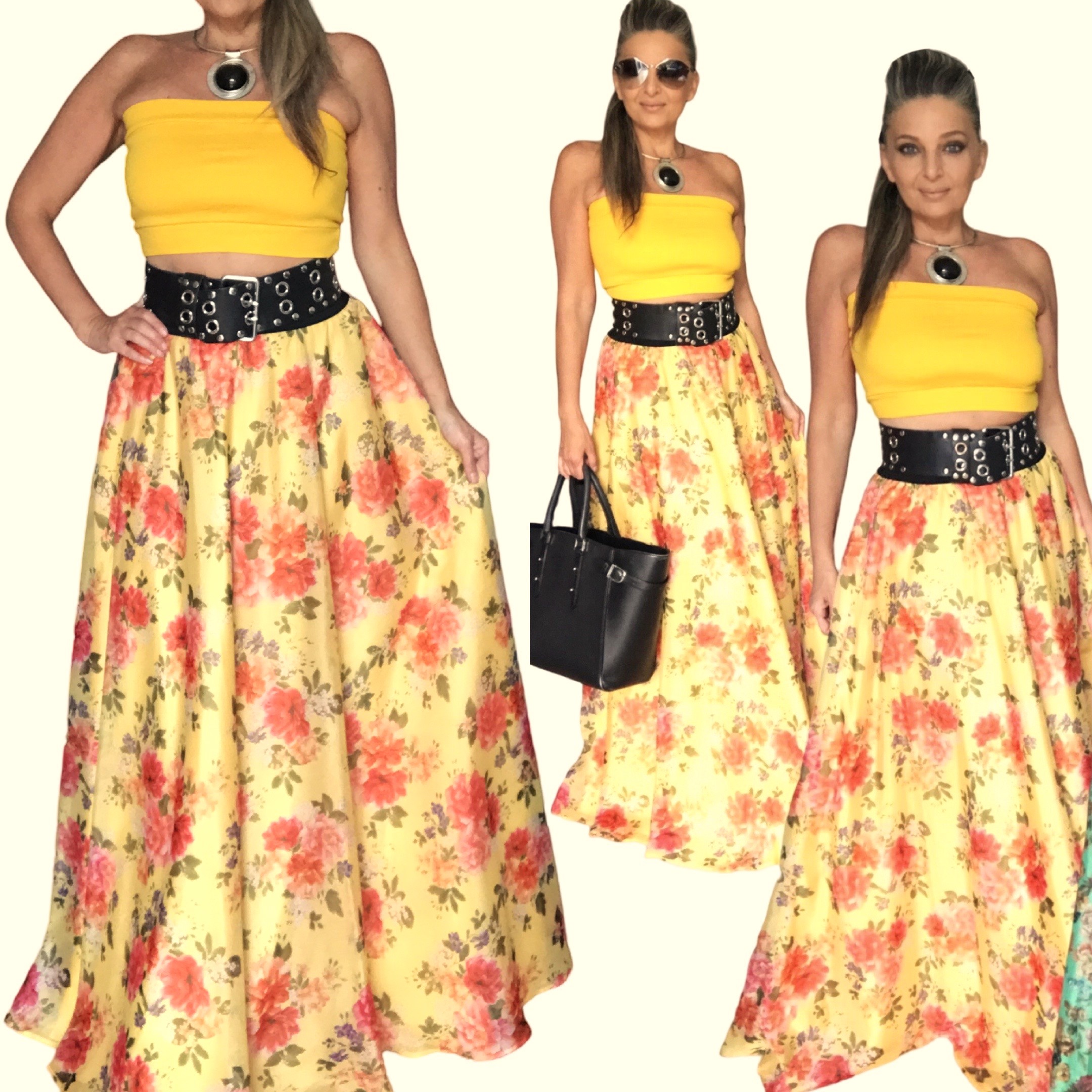 Dlouá letní sukně - maxi sukně BOROS SK-L-YE03